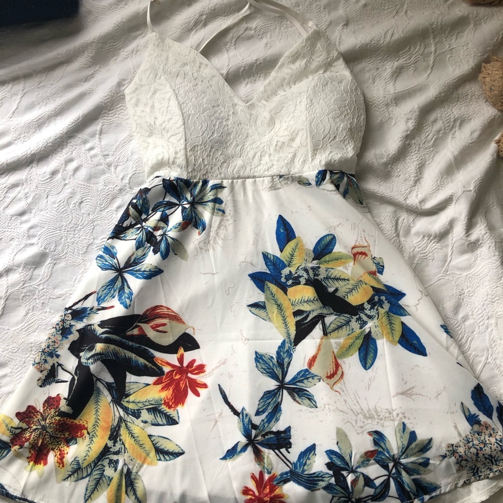 Open back summer dress